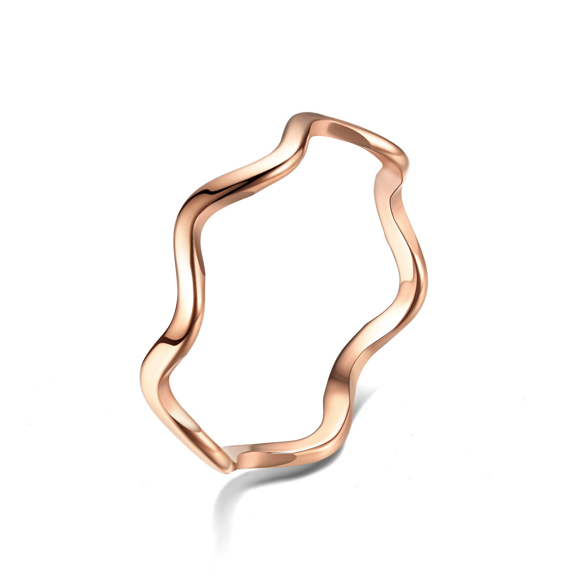 Women's Luxury Titanium Steel Design Sense Niche Hip Rings
