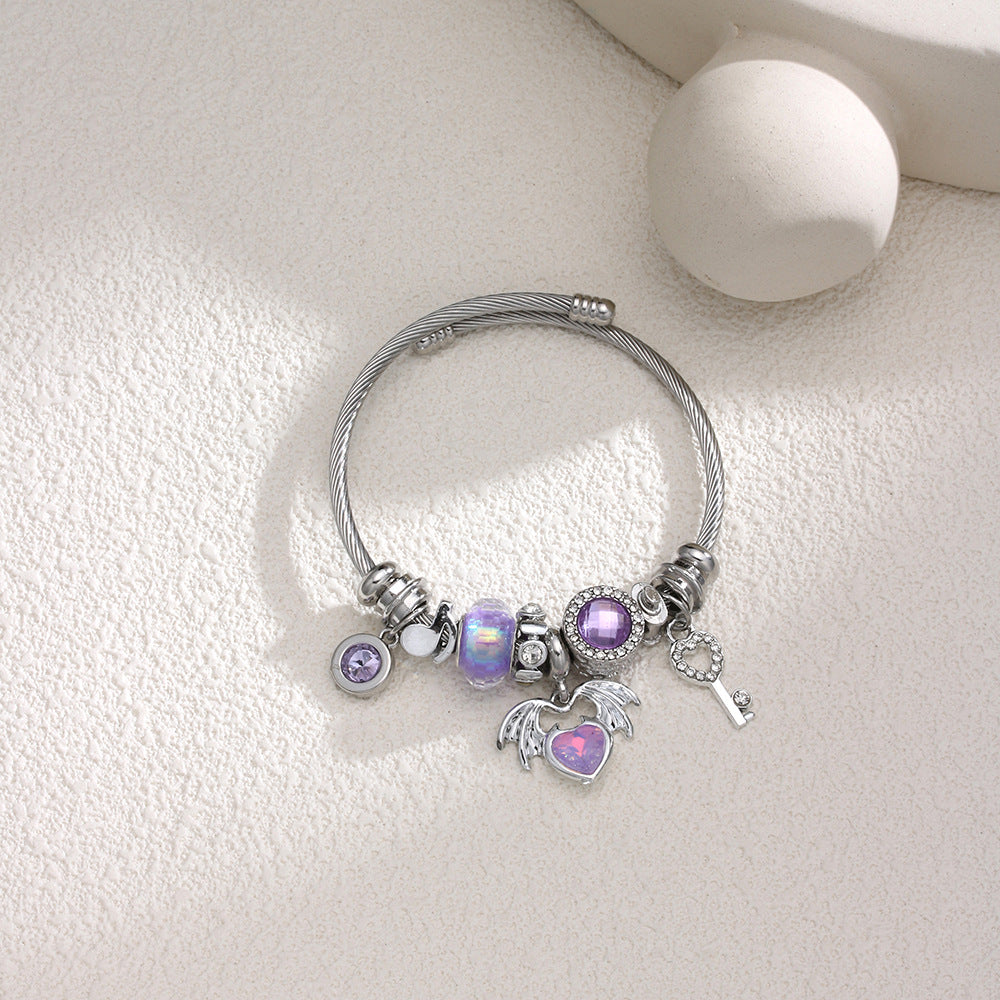 Pan Duo Swan Pull Cute Cartoon Bracelets