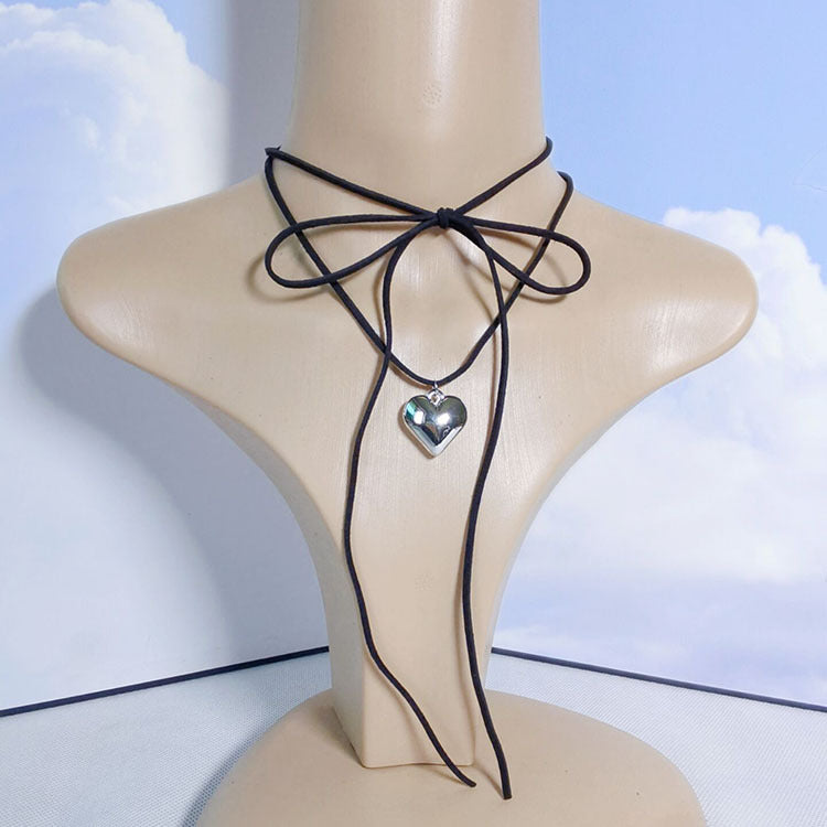 Wax Line Flannel Clavicle Chain Big Necklaces