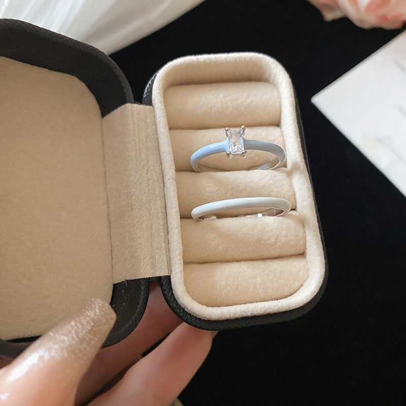 Women's Hollow Wave Geometric Open Trendy Design Rings