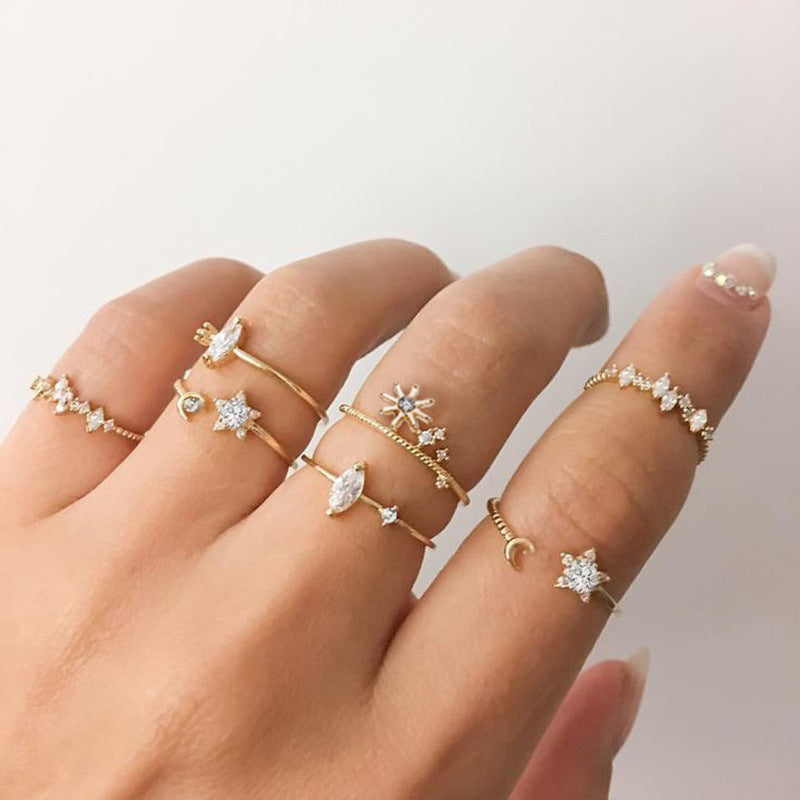 Women's Retro Golden Personality Independent Packaging Butterfly Rings