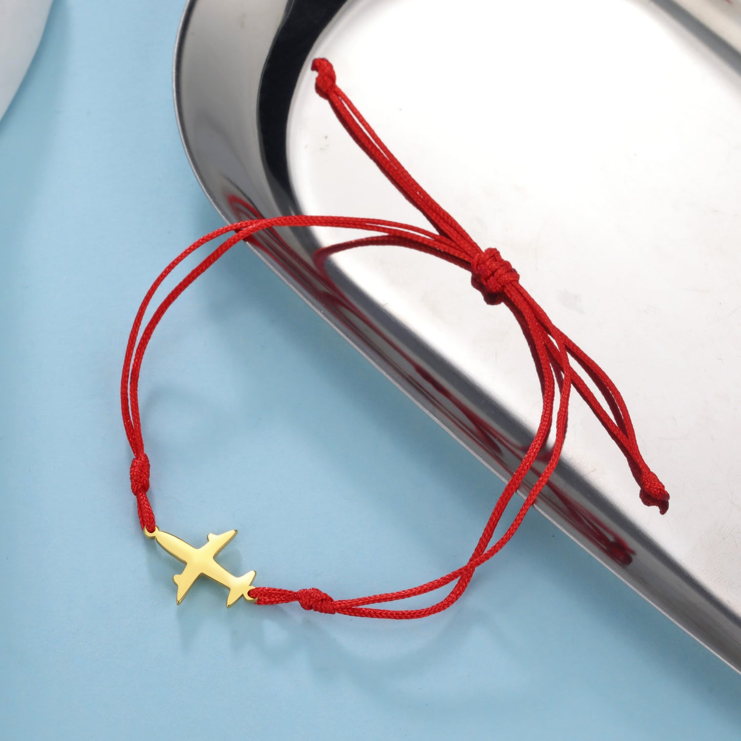 Women's & Men's Cutting Titanium Steel Stainless Aircraft Adjustable Bracelets