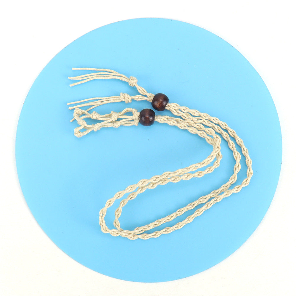 Adjustable Telescopic Net Pocket Hand-woven Without Necklaces
