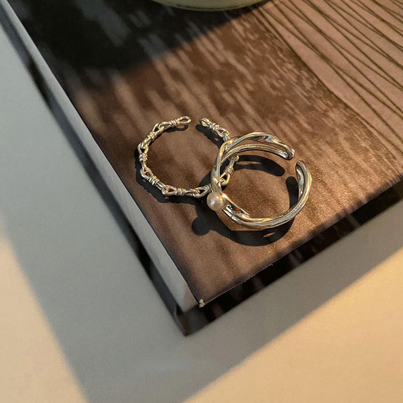 High Sense Chain Fashion Personality Bends Rings