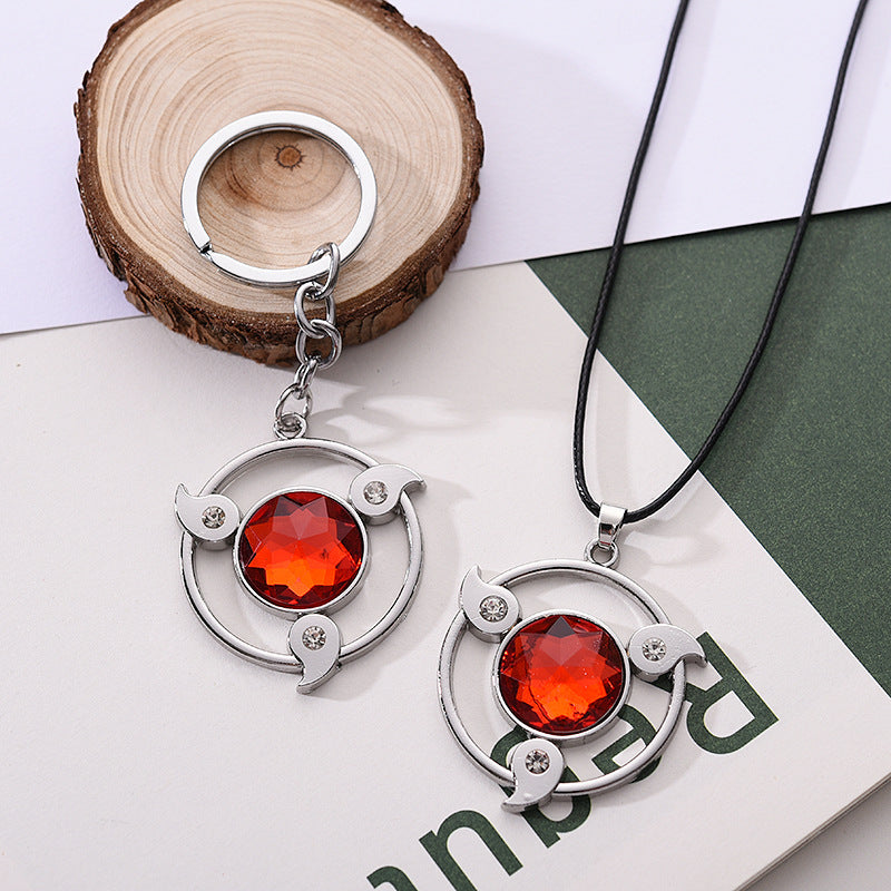 Alloy Accessories Anime Peripheral Ornament Wood Necklaces