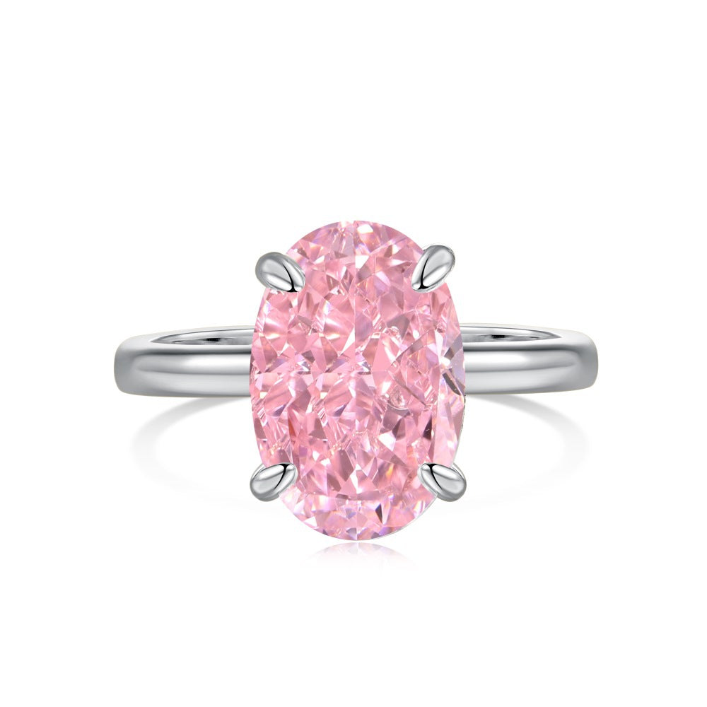 Wind Wedding High Luxury Oval Series Rings