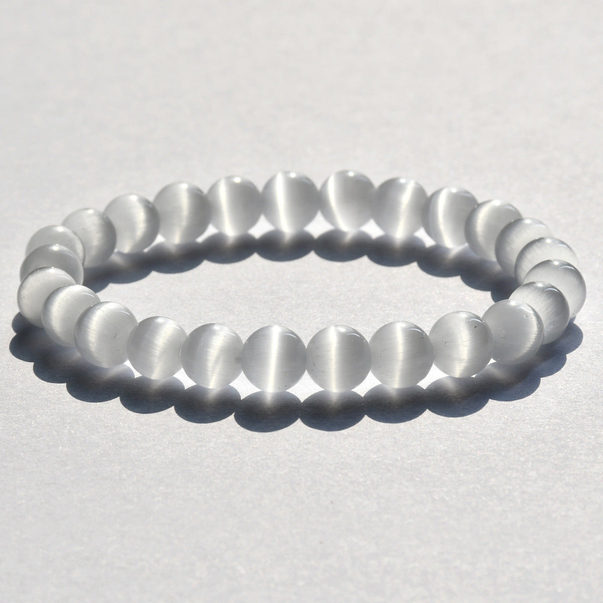 Round Beads Natural Stone Agate Bead Crystal Bracelets