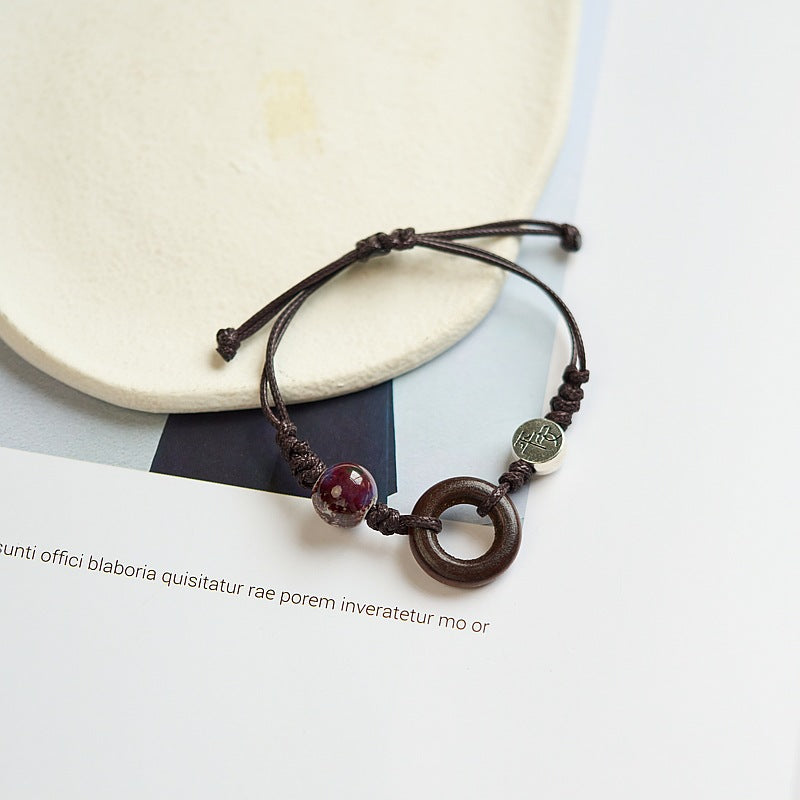 Chinese Style Woven Beads Girlfriends Mori Bracelets