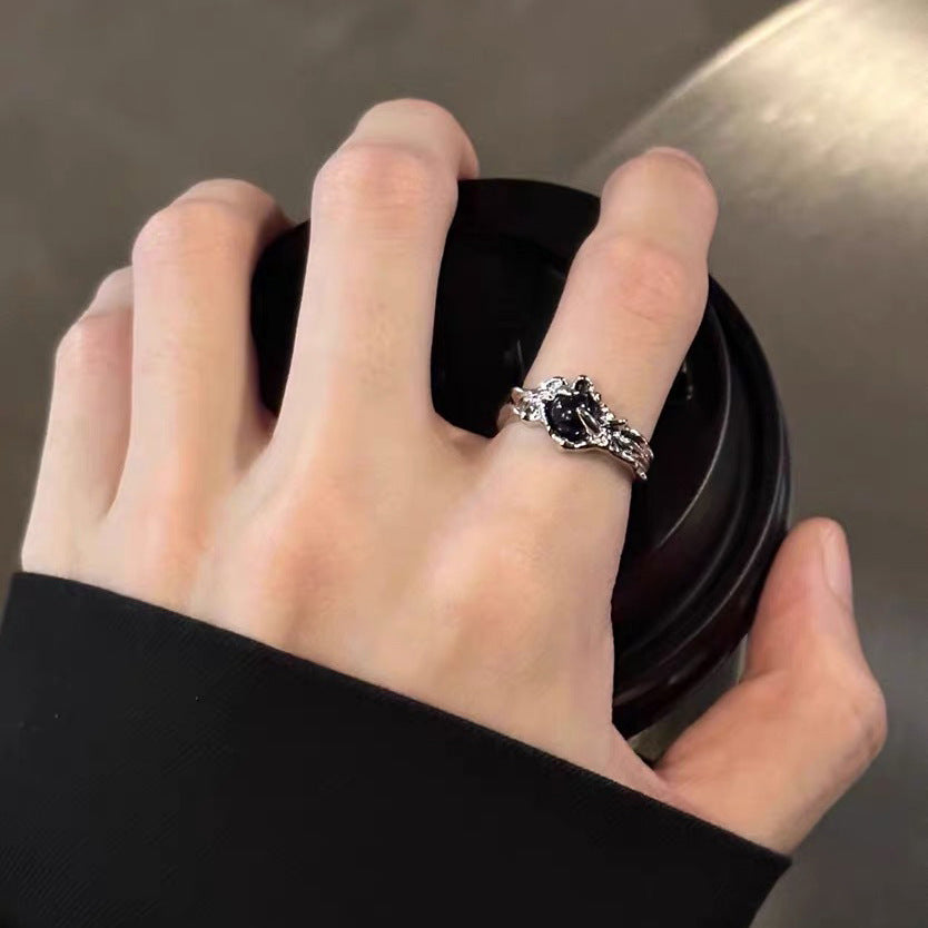 Women's & Men's Dark Style Thorn Design High Sense Rings