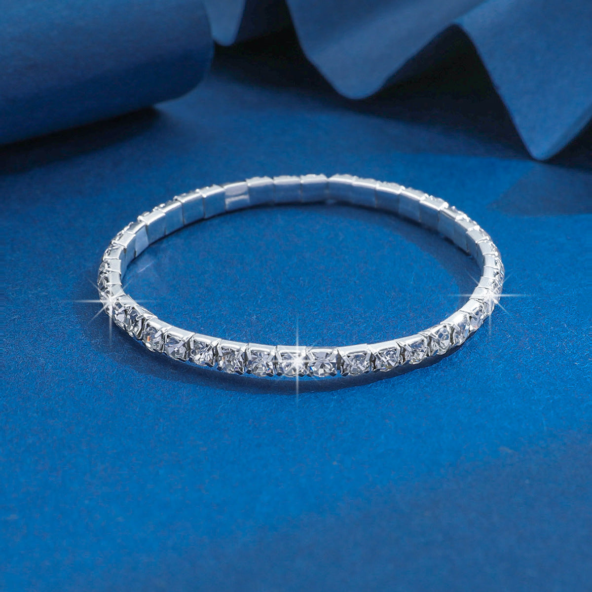 Affordable Luxury Fashion Zircon Elastic Rhinestone Bracelets