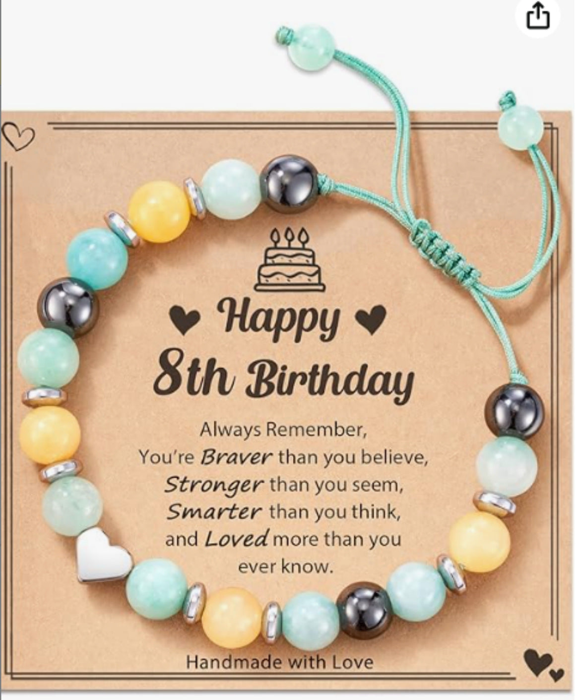 Heart Magnetic Powder Zebra Adjustable Hand Bracelets