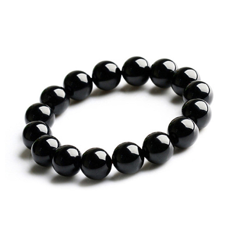 Boutique Grade Black Agate Natural Gem Bracelets