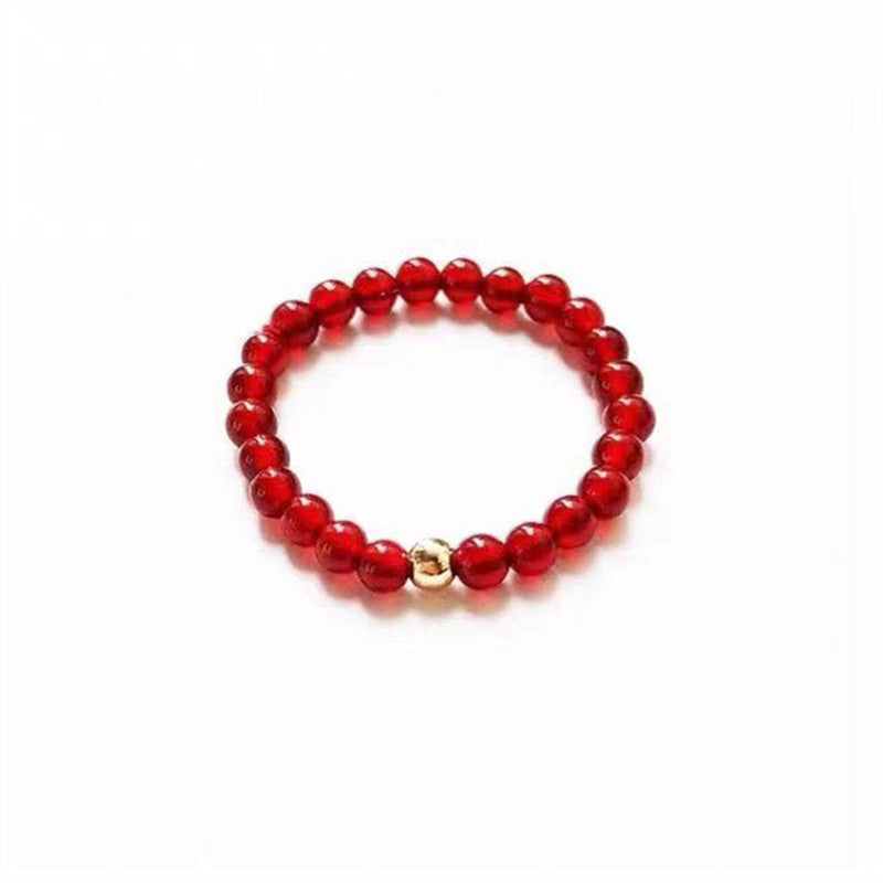 Tourmaline Turquoise Garnet Small Particle Fashion Rings