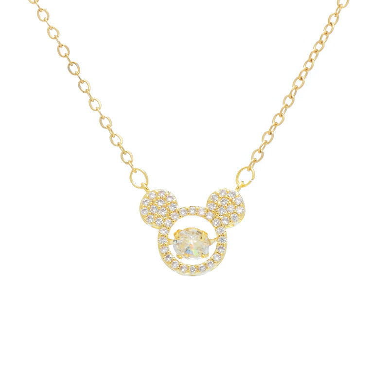 Fashion Mouse Head Female Light Luxury Temperament Smart Pendants
