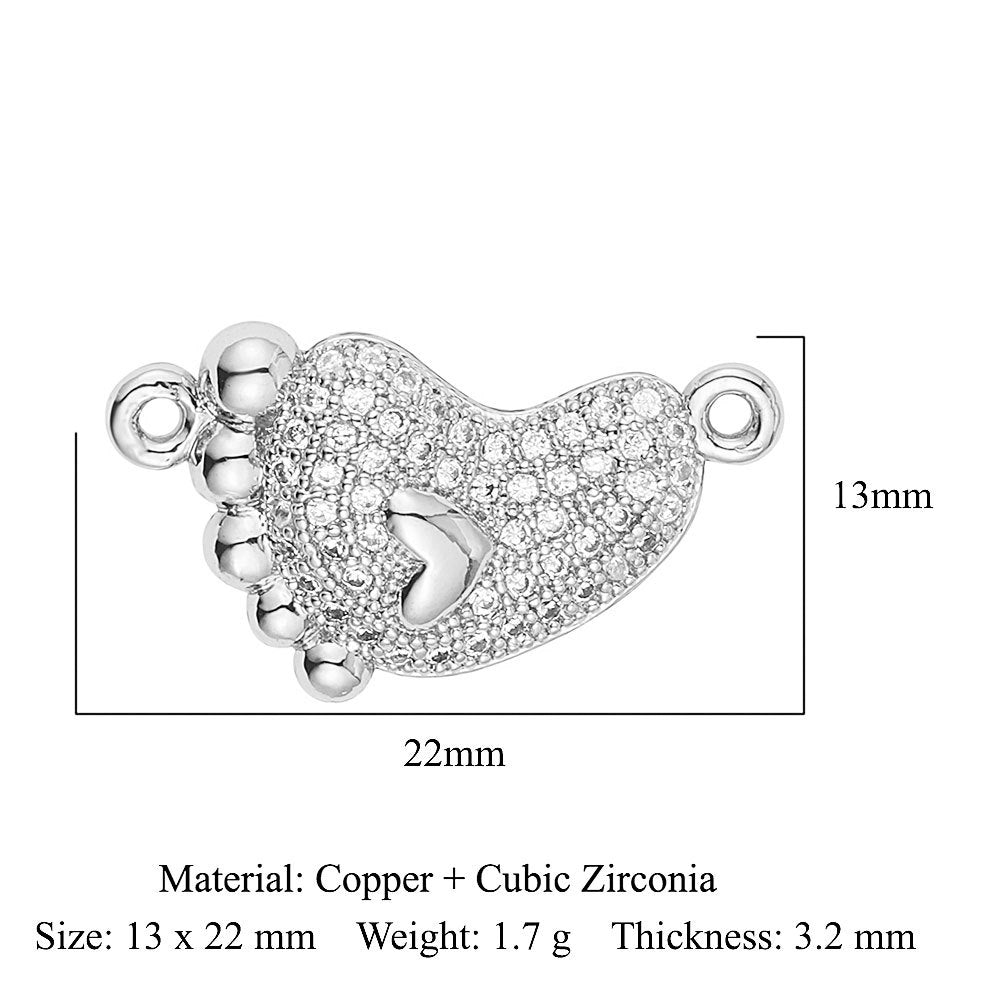 Copper Zircon Ornament Accessories Dripping Oil Pendants
