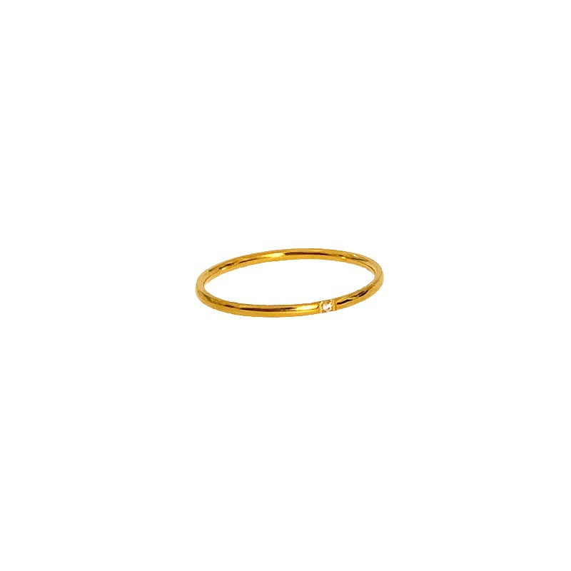 Diamond Light Luxury Minority Index Finger Tail Tide Rings