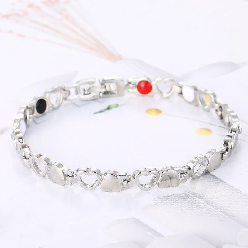 Women's Ornament Fashion Magnet Beautiful Simple Hollowed Bracelets