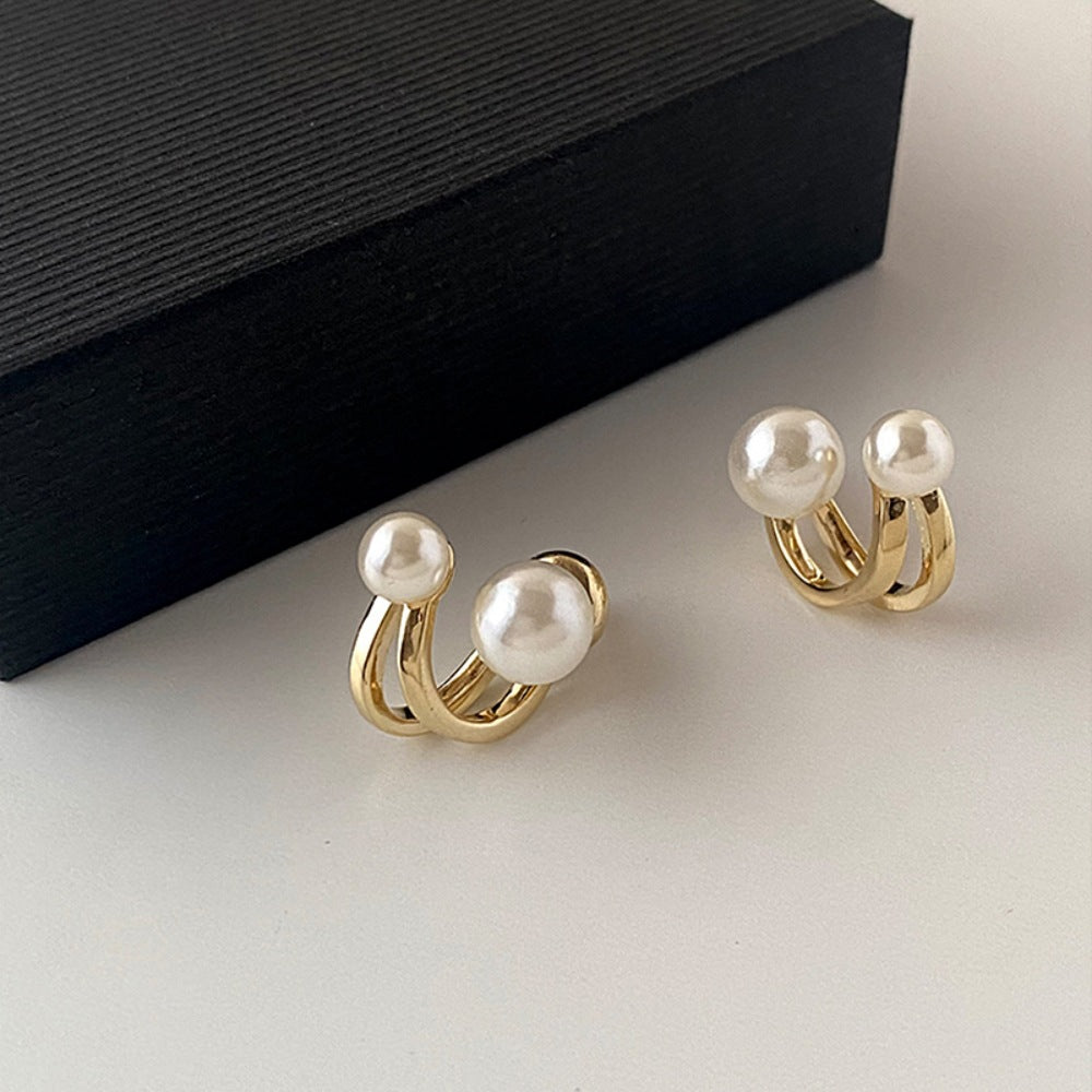 Women's Style High-grade Pearl For Sterling Sier Earrings