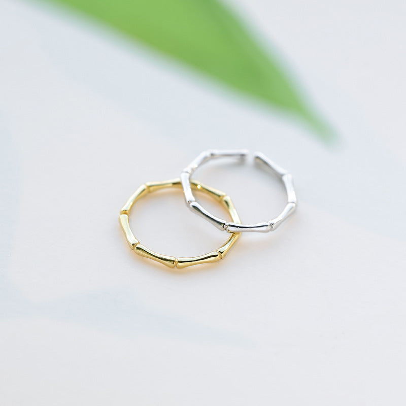 Women's Niche Design Fashion Personality Round Opening Rings