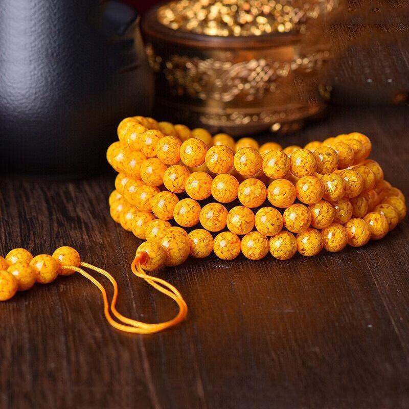 Women's & Men's Crystal Sand Particles Cinnabar Beads Bracelets