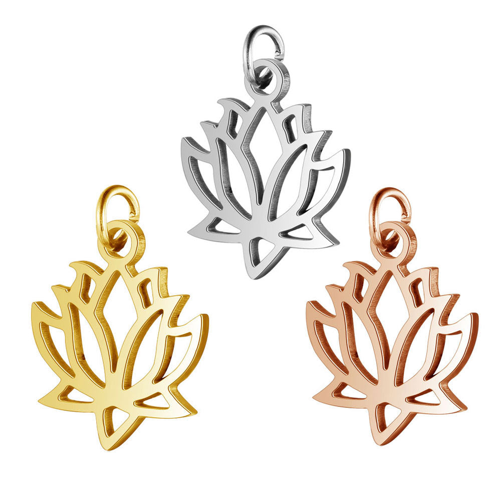 Small Five-pointed Star Elephant Cat Wings Lotus Pendants