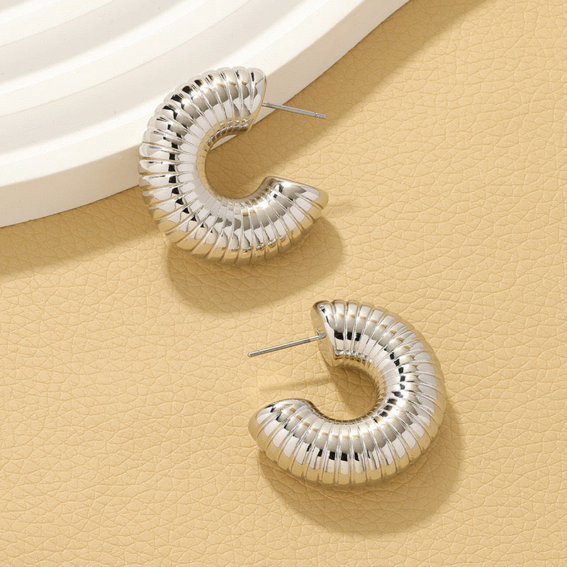 Shaped High-grade Female Personalized Cold Style Earrings