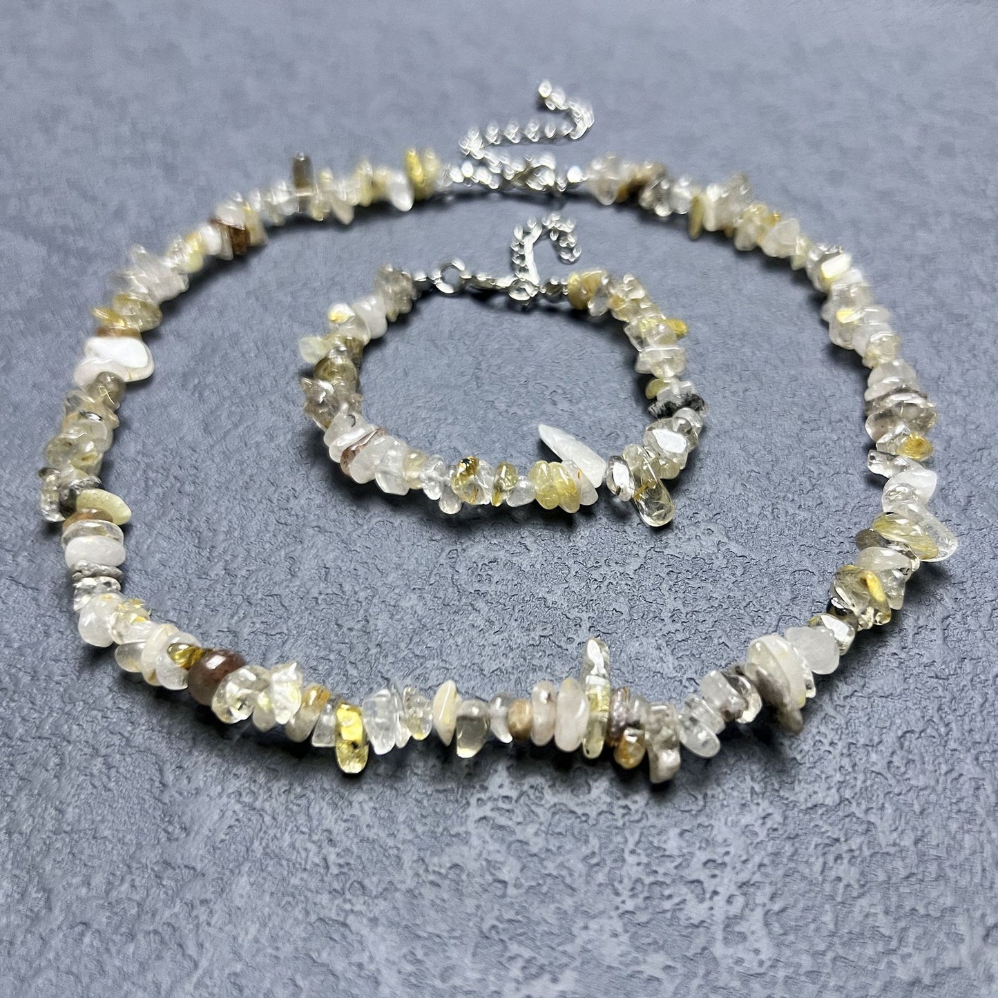 Crystal Irregular Gravel Clavicle Chain Creative Necklaces