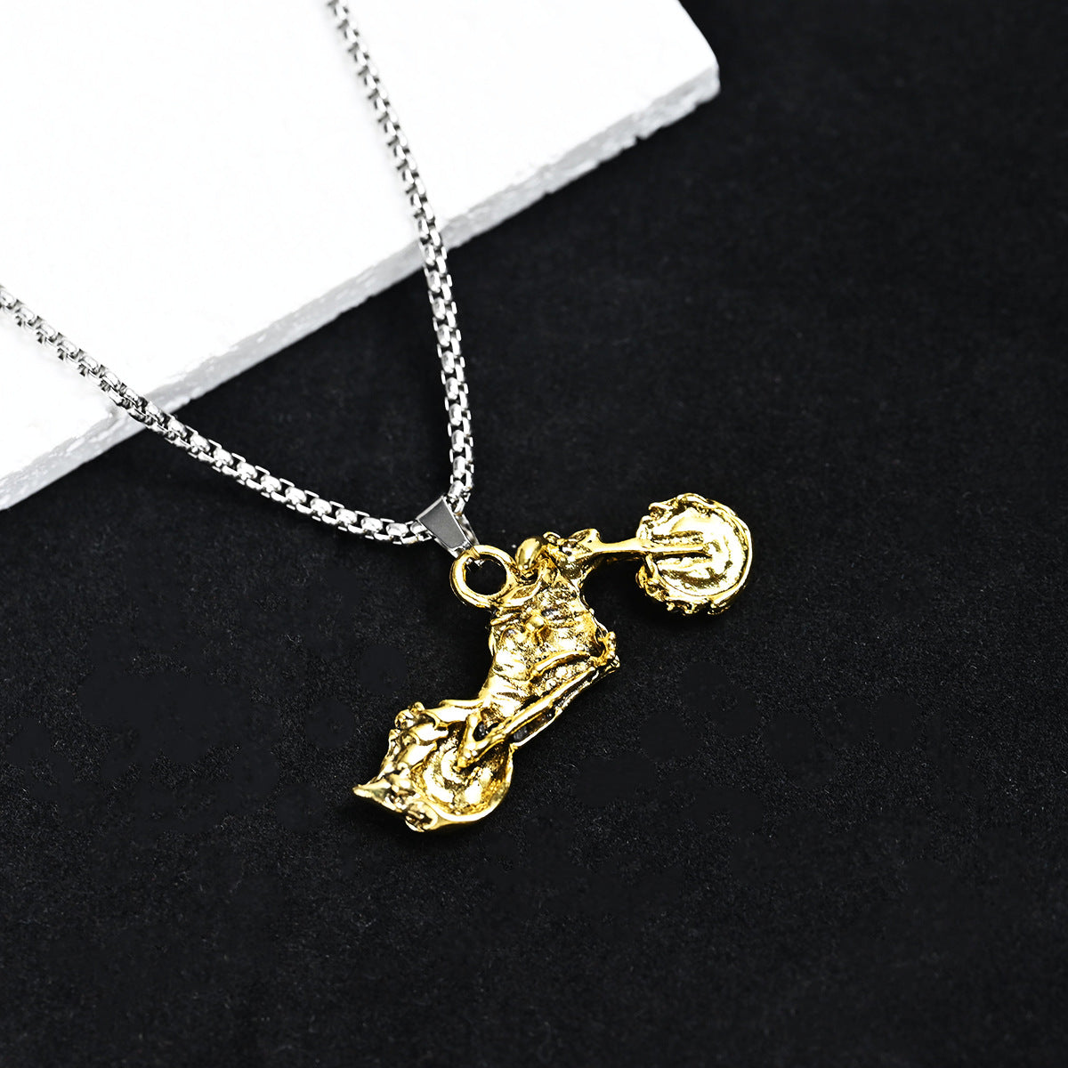 Men's Female Hip Hop Trendy All Match Personality Necklaces