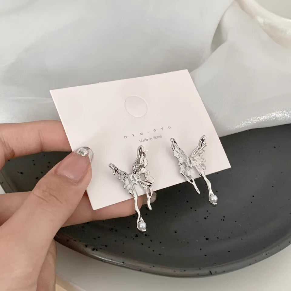 Women's Fashionable Light Luxury Butterfly Design High-grade Rings