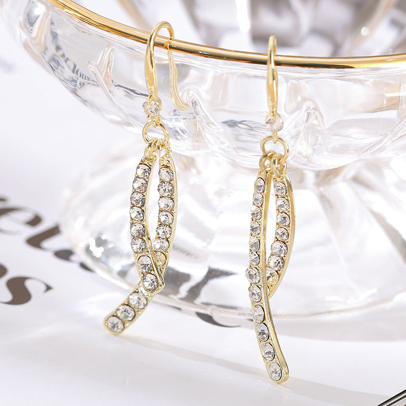 Women's Super Fairy Pink Simple Graceful Geometric Square Earrings