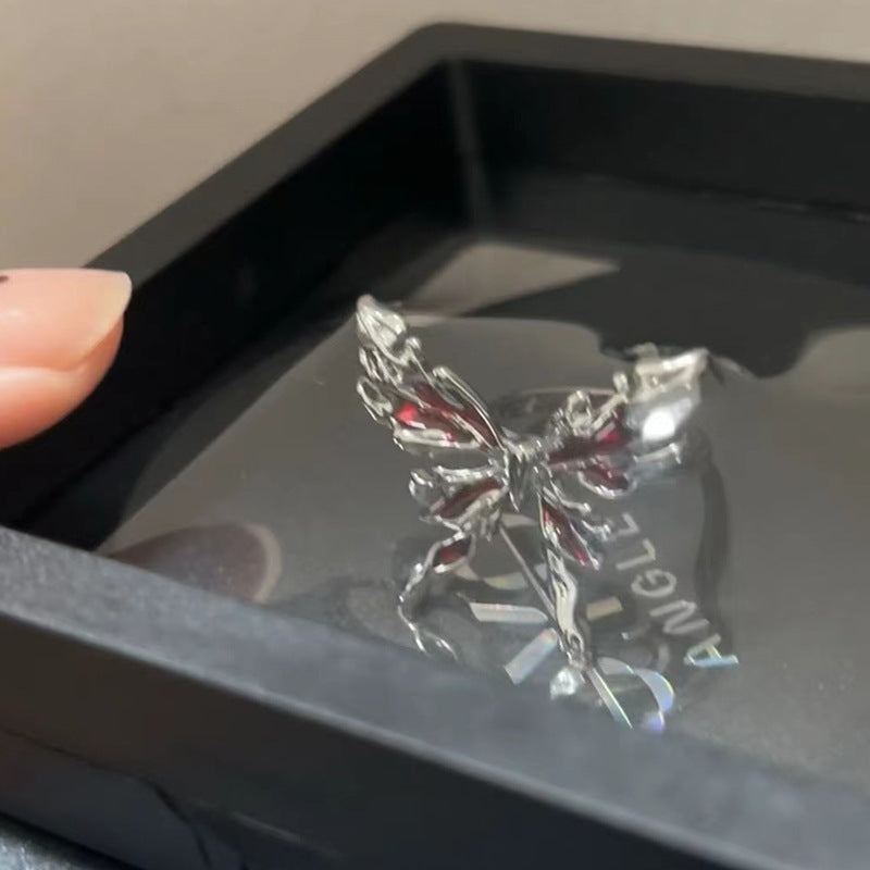 Female Niche Design Light Luxury Opening Rings