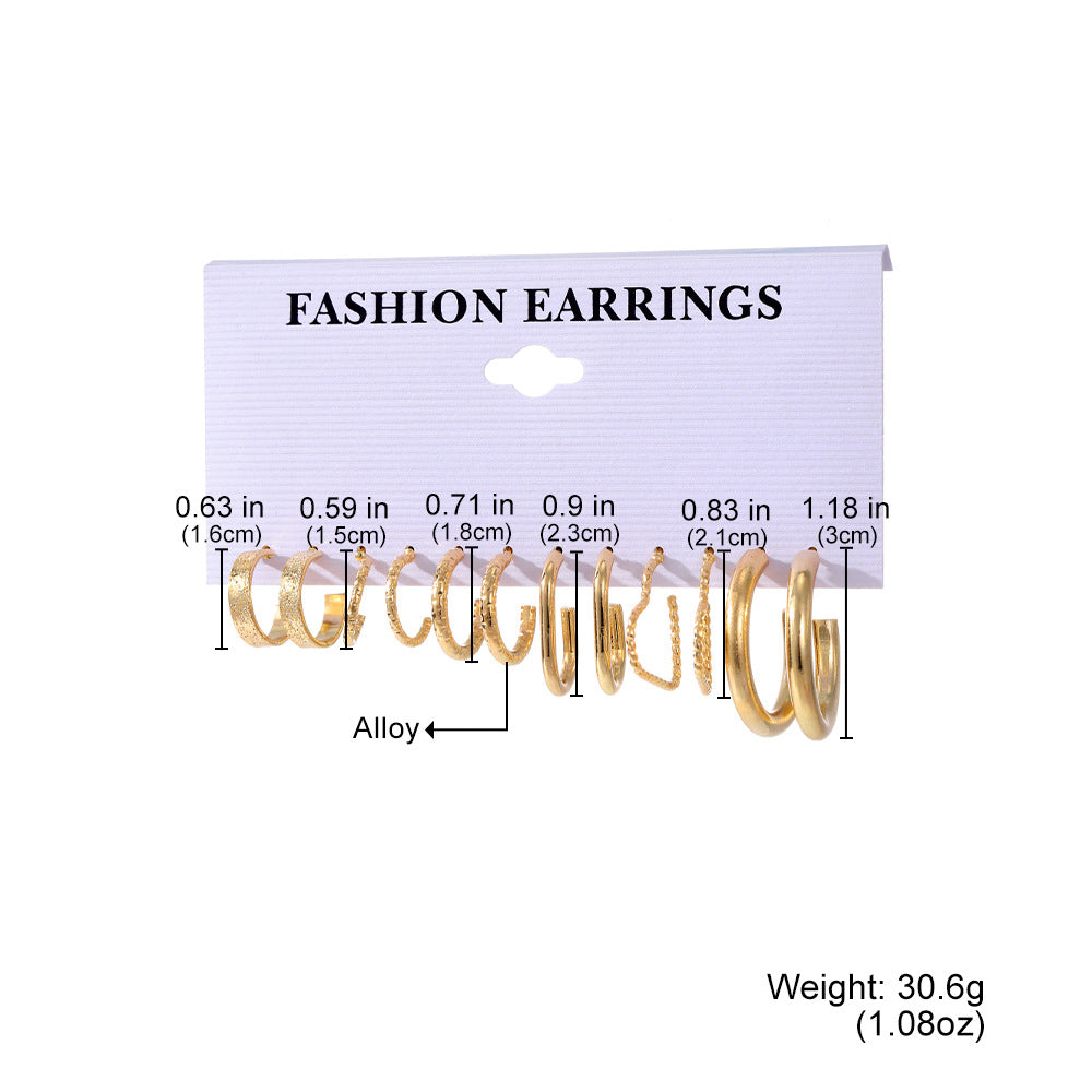 Women's Type Chain Suit Temperament Entry Lux Earrings