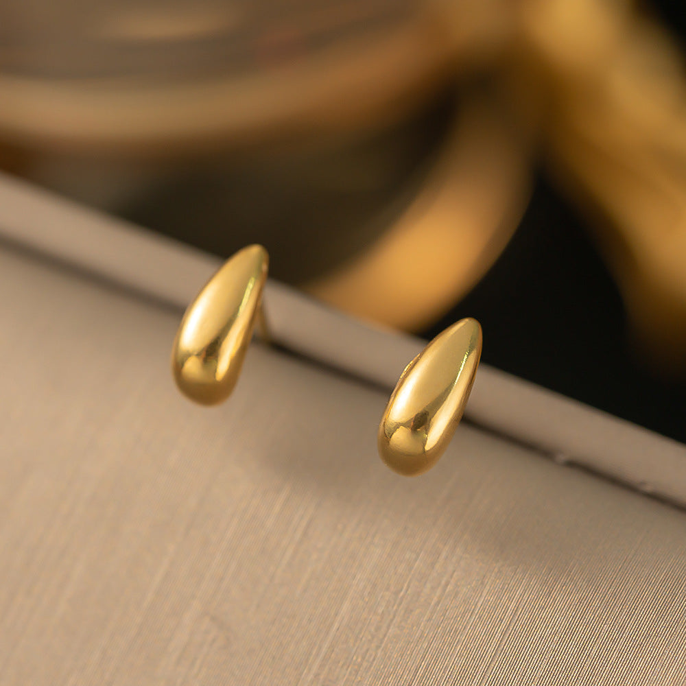 Women's Style Fashion Metal Water Drop Stainless Rings