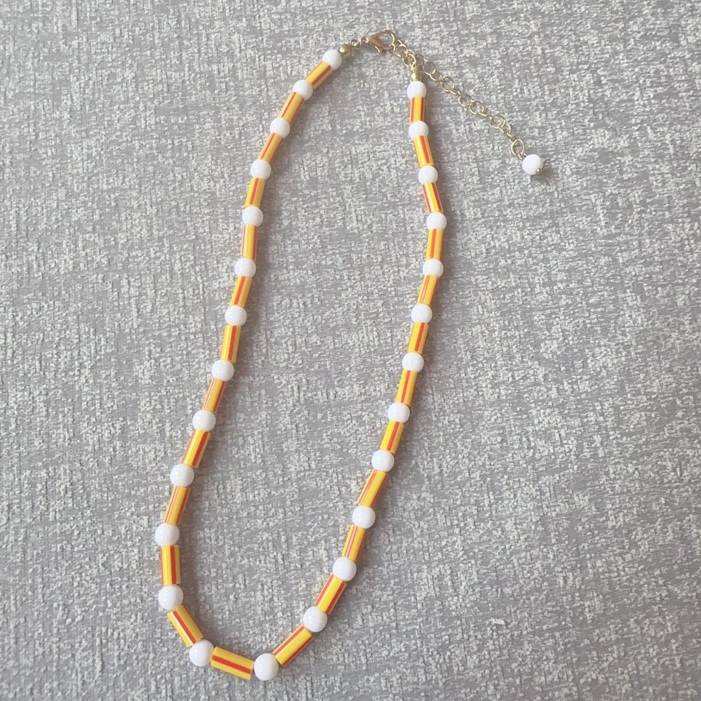 Fashion Color Handmade Woven Bead Ethnic Style Rainbow Necklaces