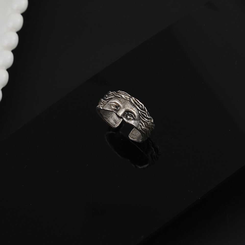 Women's & Men's Venus Exaggerated Cold Wind Index Finger Sculpture Rings