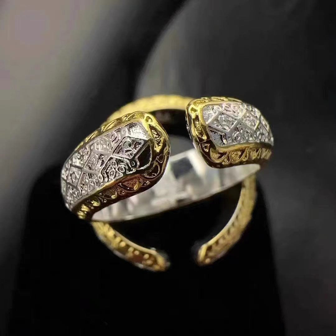 Women's & Men's Thai Amulets Gold Plated Fashion Unique Rings