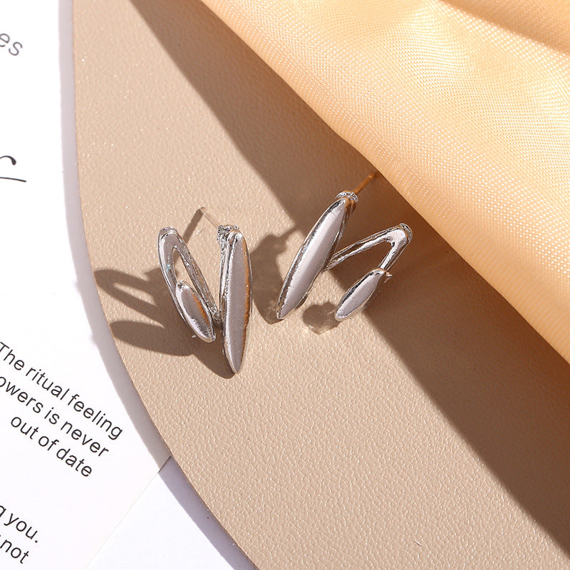 Niche Personality Simple Fashion Style High-grade Earrings