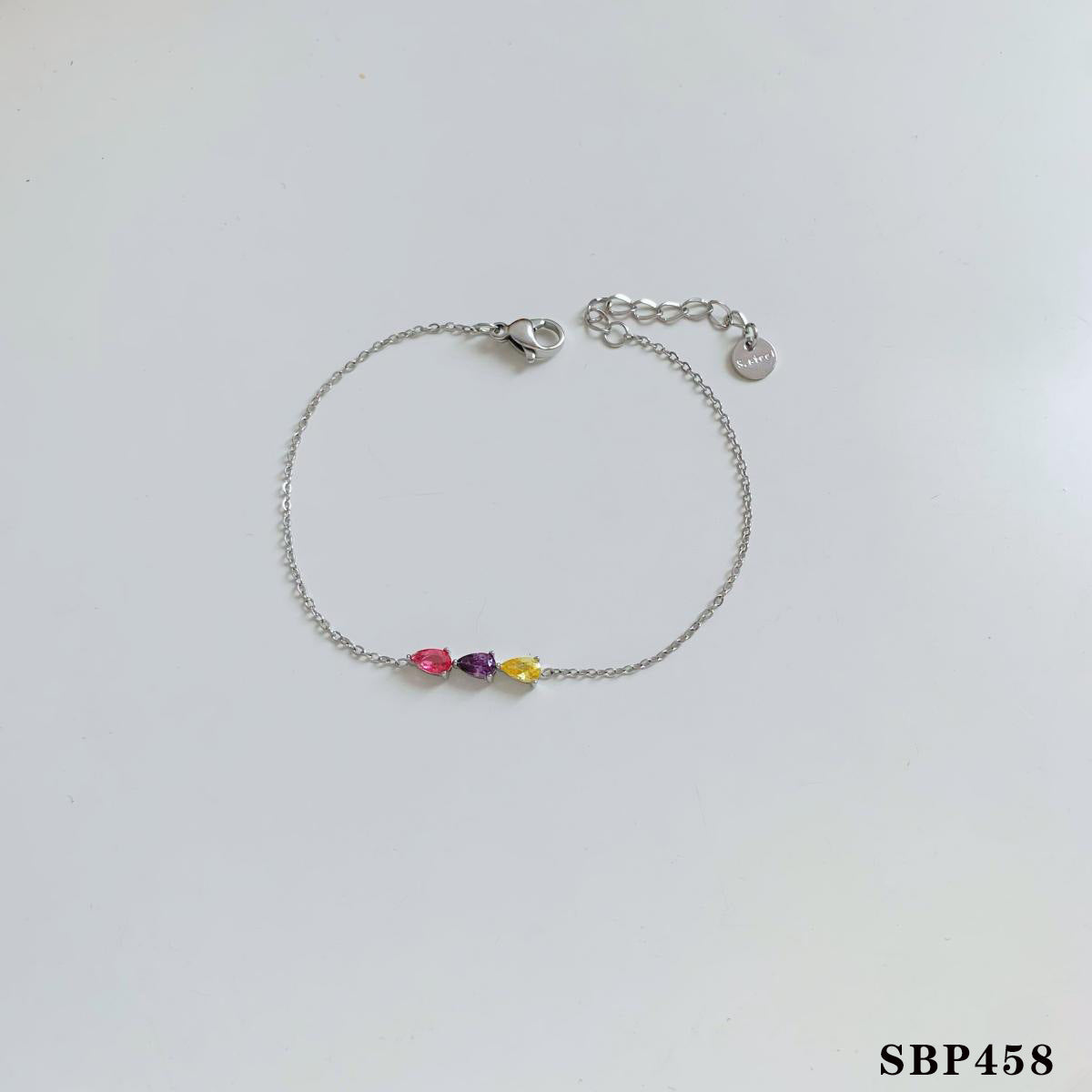 Steel Zircon Design High-grade Exquisite Sweet Bracelets