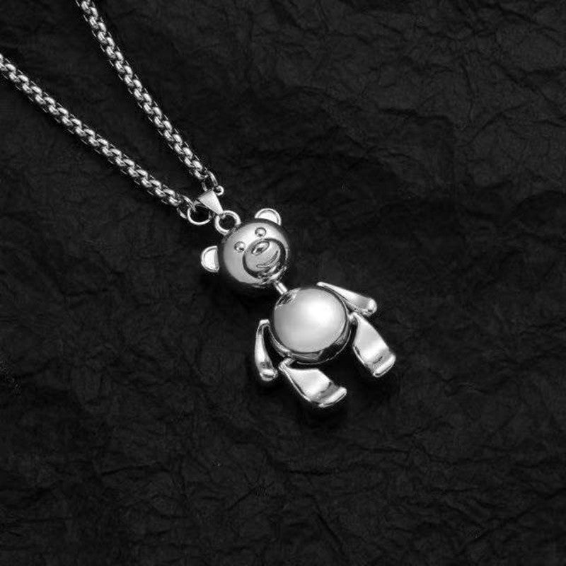 Women's & Men's Dog Tag Titanium Steel Trendy Cool Necklaces