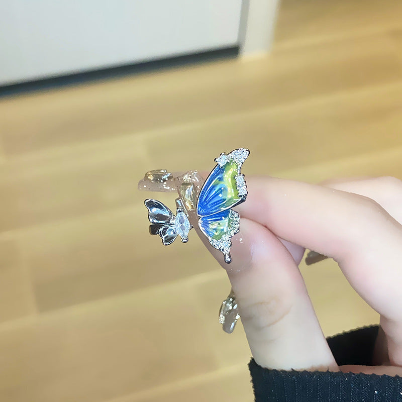 The Debris Series Gradient Female Design Rings