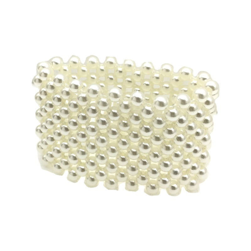 Durable Filament Handmade Imitation Pearl Ornament Bracelets