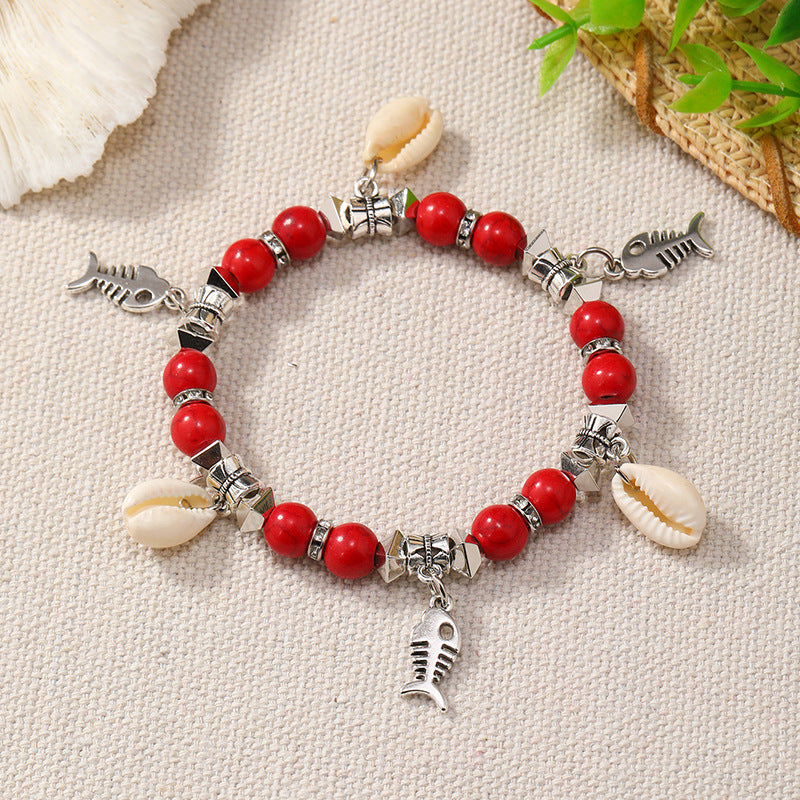 Women's Ornament Fashion Bohemian Ocean Style Colorful Bracelets