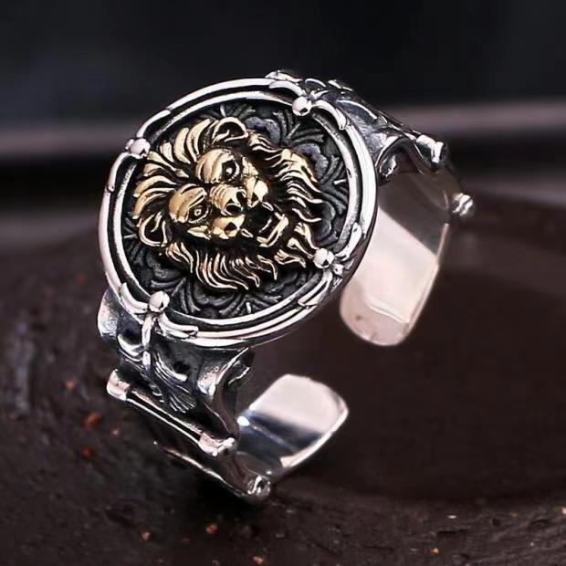 Men's Retro Simple Punk Hip Hop Disco Dancing Personality Rings