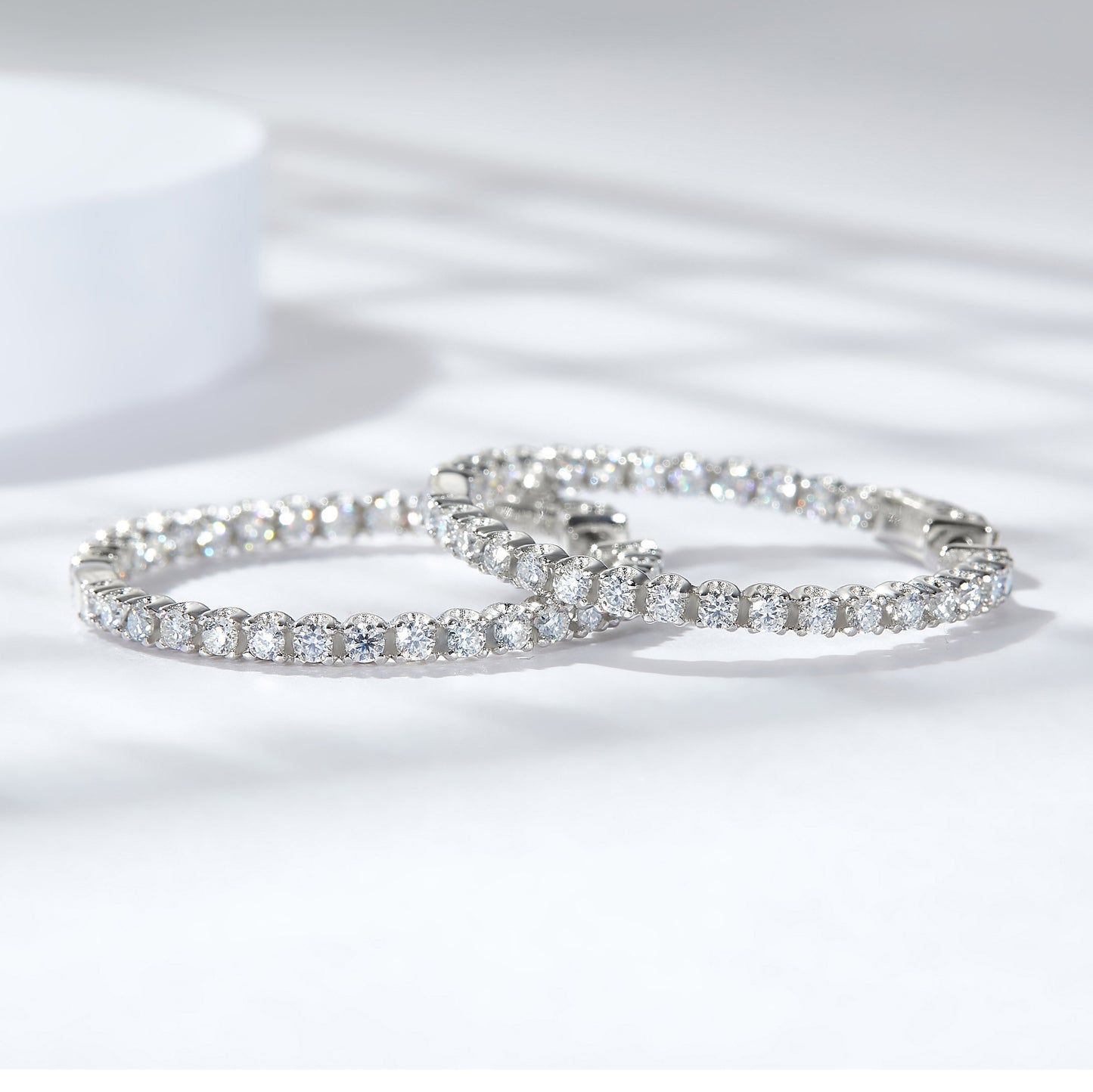 Trendy Women's Hoop Sterling Sier High-grade Earrings