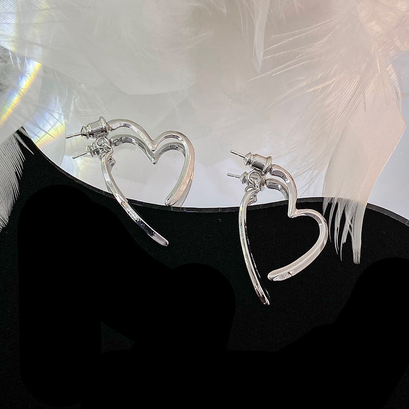 Women's Sier Simple Elegant Fashionable High-grade Niche Earrings