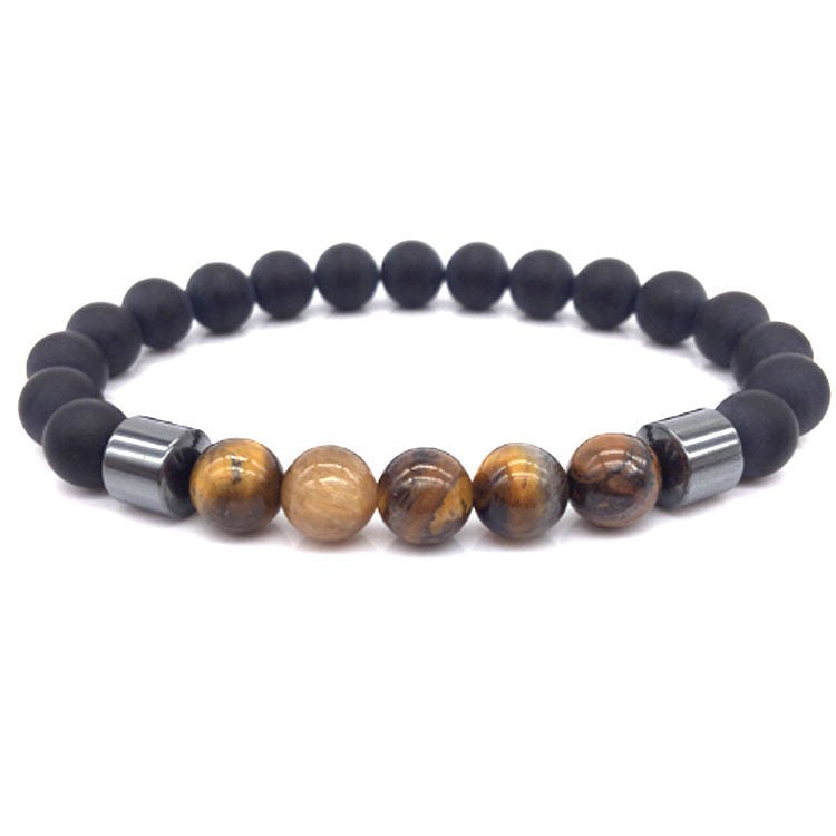 Magnetic Hematite White Turquoise Handmade Beaded Bracelets