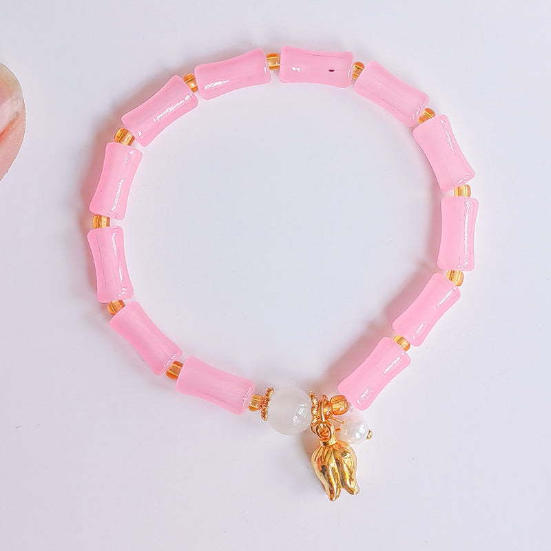 Style National Lily Festival High Pearl Aventurine Bracelets