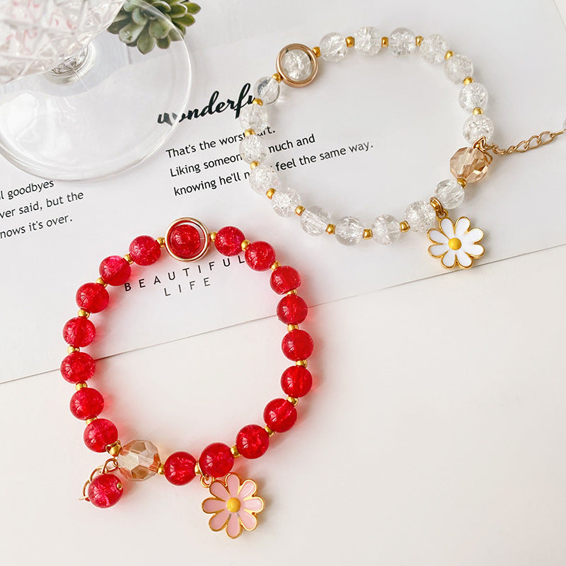 Flower Design High-grade Summer Cold Style Bracelets