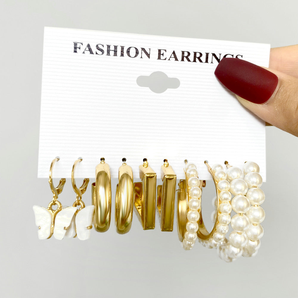 Pairs Creative Personality Leopard Print Flowers Shaped Rings
