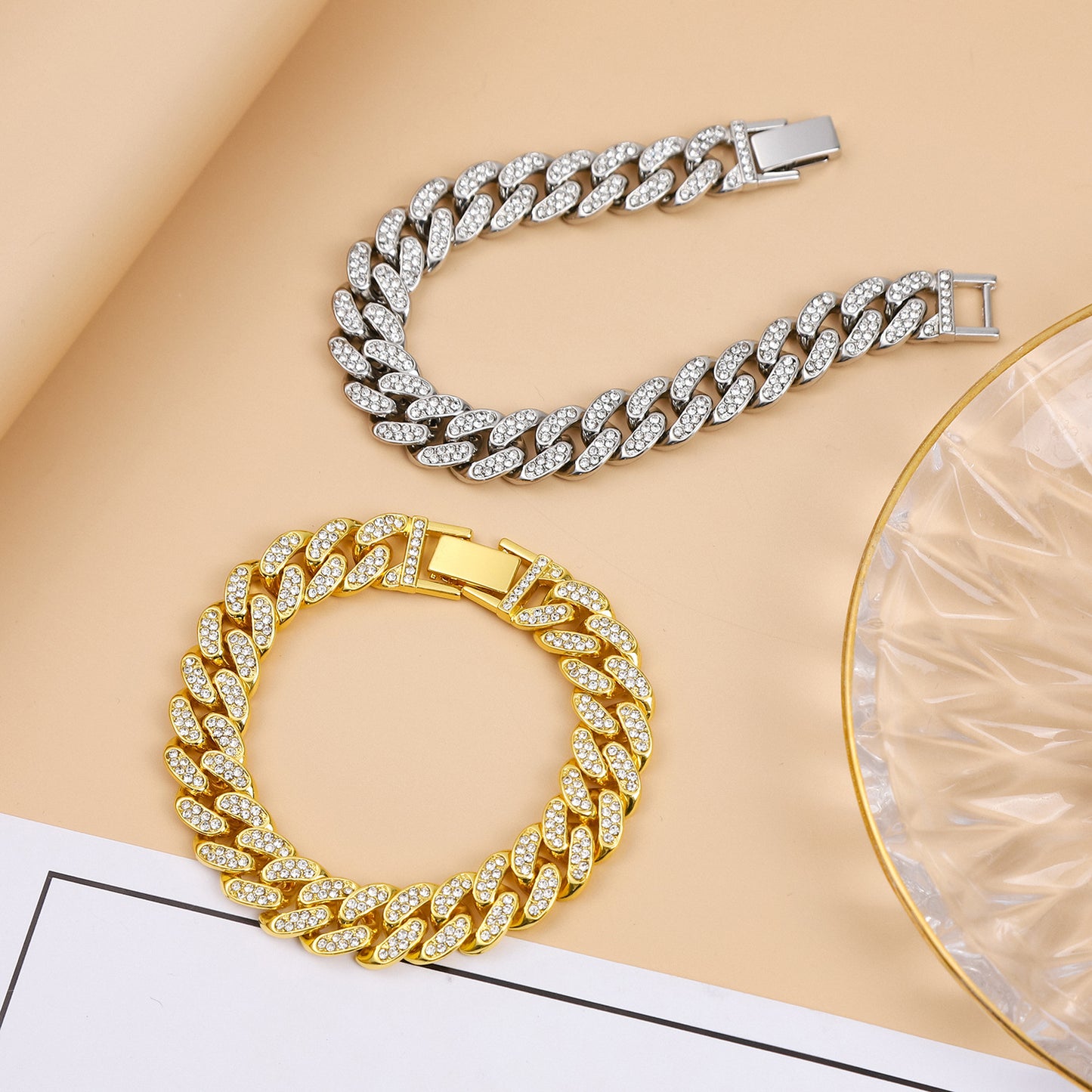 Men's Anklet Jewelry Hip Hop Trendy Simple Cuban Bracelets